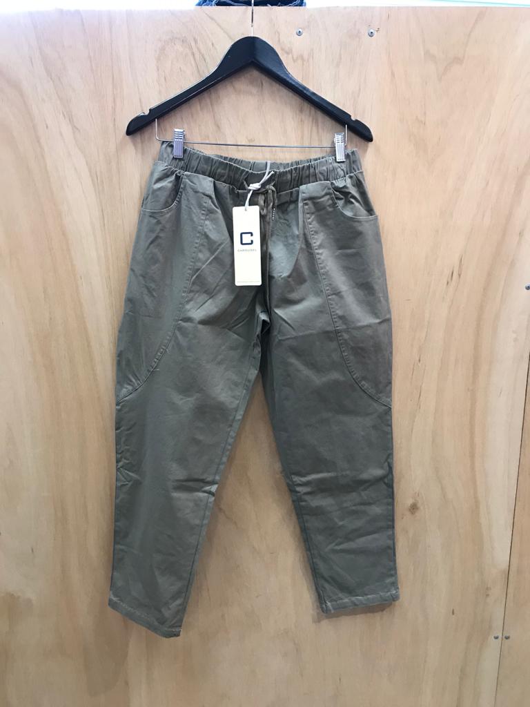 Beach Cotton Pant Taupe