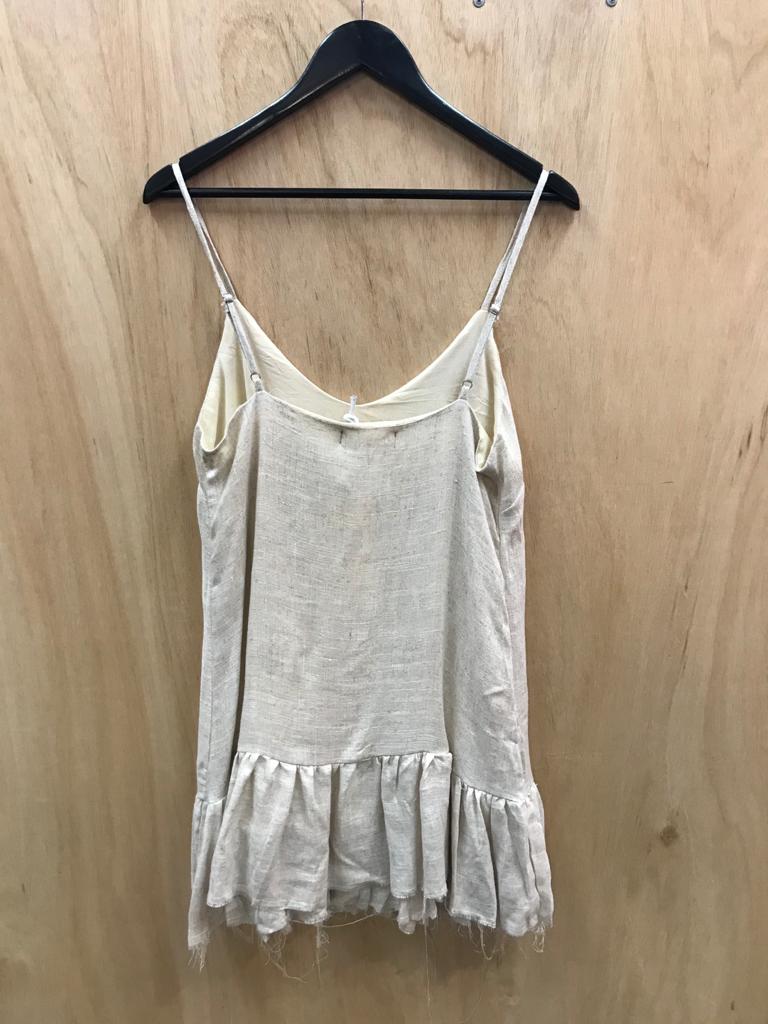Frill Dress Natural