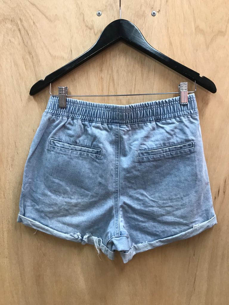 Slouch Denim Shorts