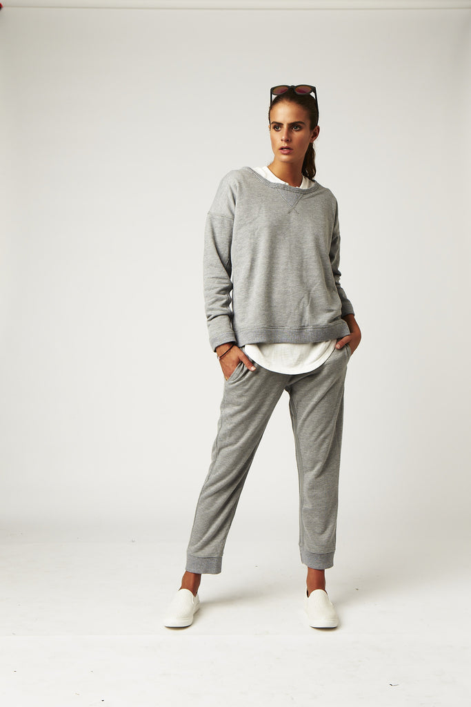 Carousel Essentials Tracksuit Pant In Grey
