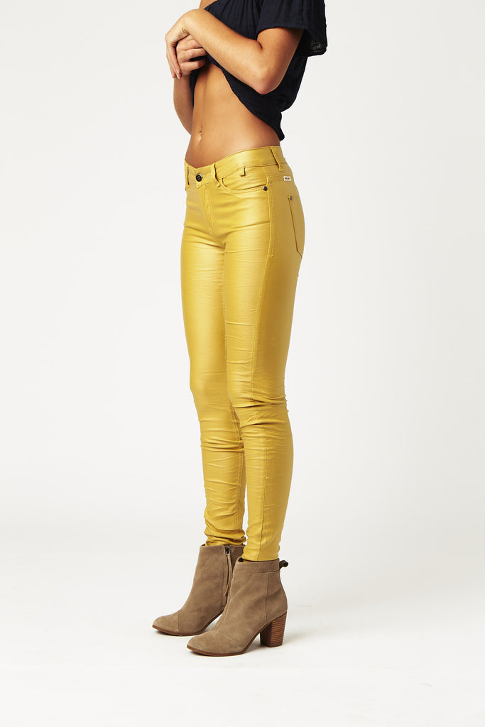 Carousel Essentials Wax Jean in Mustard