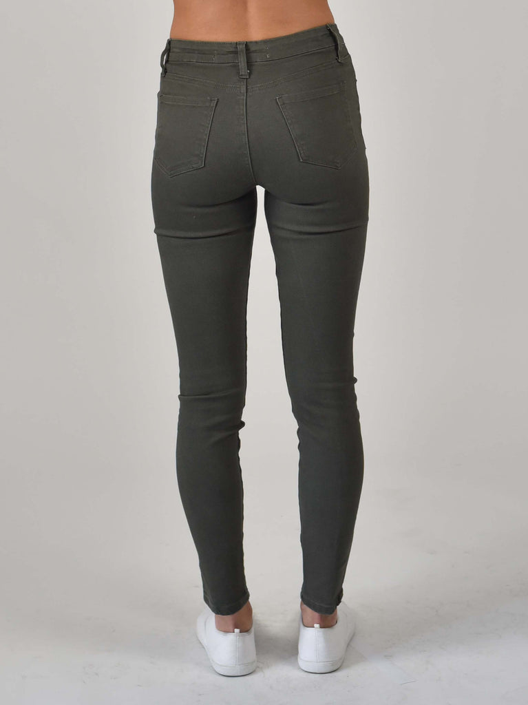 Carousel Essentials Brushed Khaki Straight Leg Jean