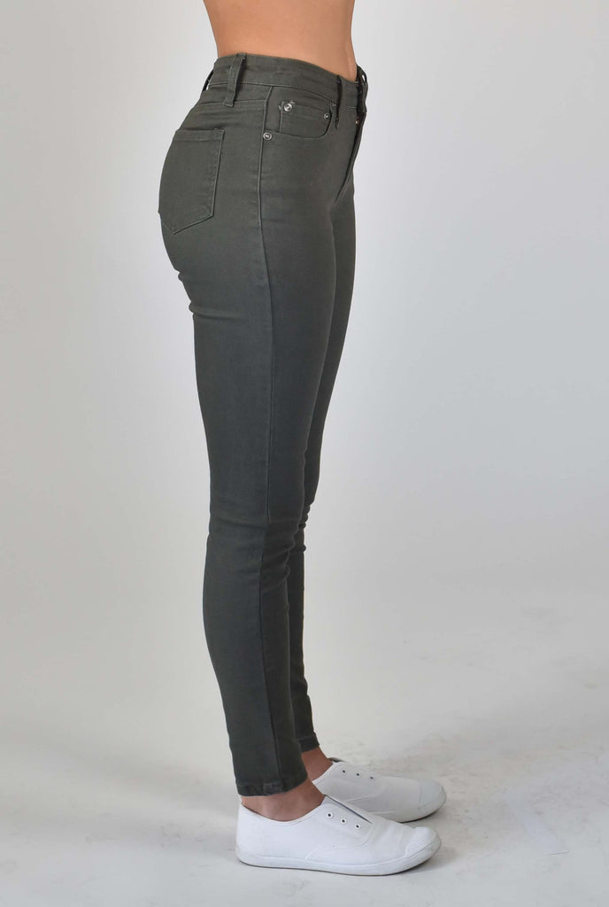 Carousel Essentials Brushed Khaki Straight Leg Jean