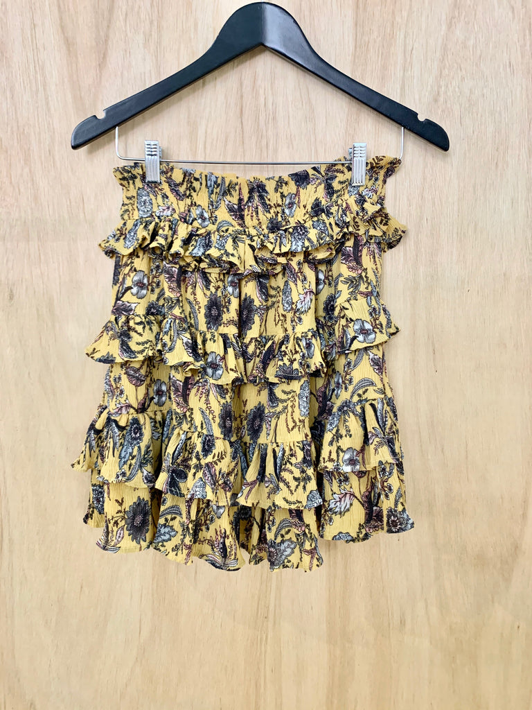 Flower Ruffle Skirt
