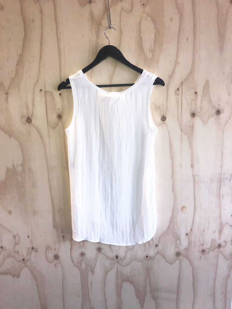 Carousel Essentials Palazzo Top in White
