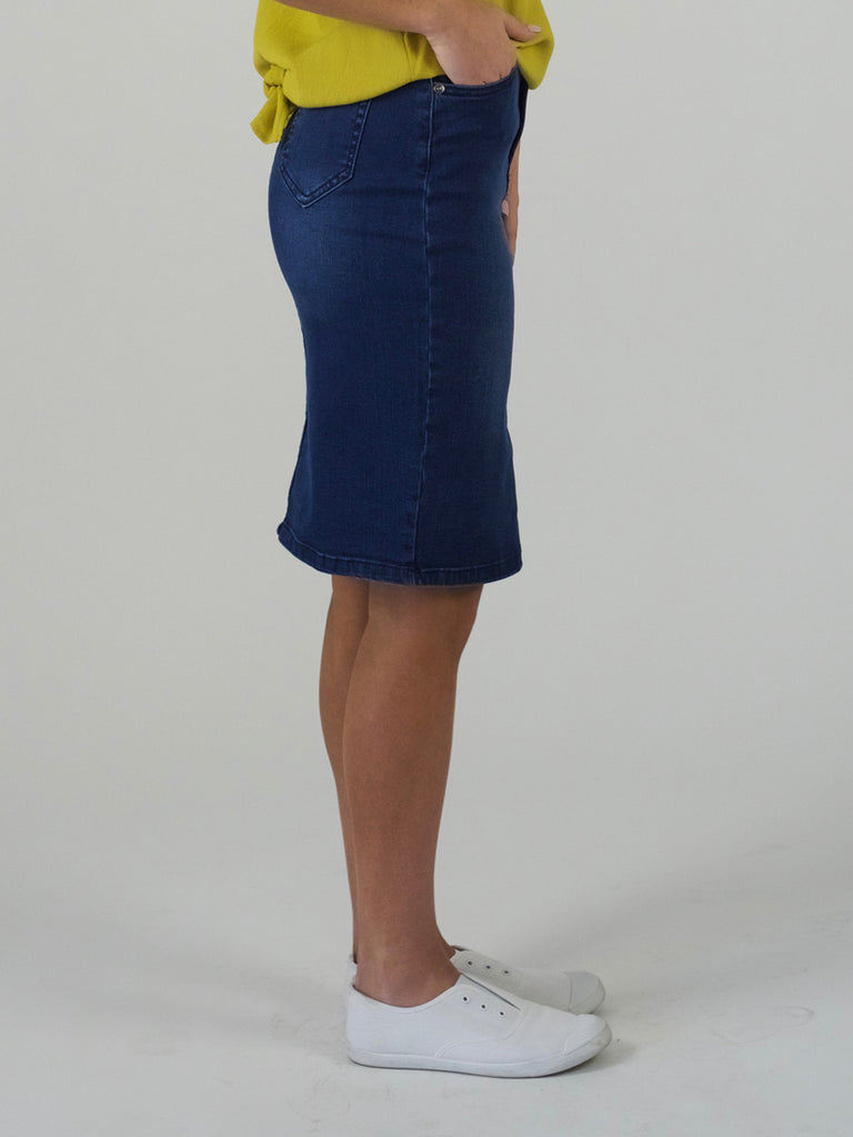 Carousel Essentials Crew denim skirt