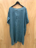 Linen Day Dress Teale