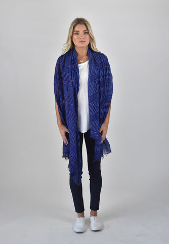 Cashmere Scarf - Navy