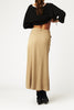 Carousel Essentials Wrap Skirt in Beige