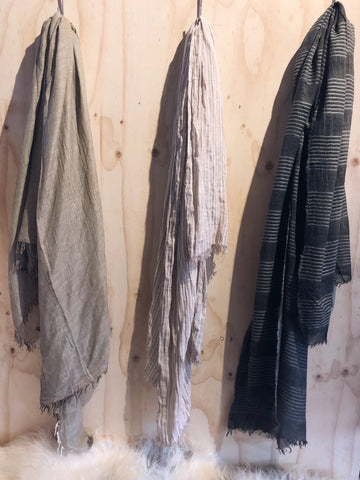Cashmere Scarf - Navy