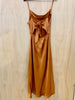 Silky Amber Maxi Dress