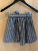 Striped Candy Shorts - Black
