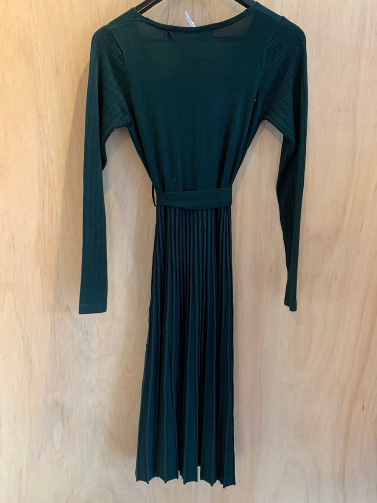 Deep Emerald Long Sleeve Dress