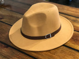 Caramel Felt Panama Hat