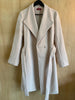 Creme Coat with belt