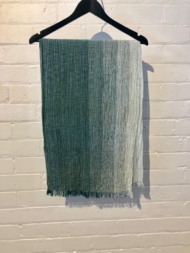 Ripple Scarf in Green