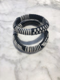 Copy of Namibia Bracelet Set of 4 - Black & White