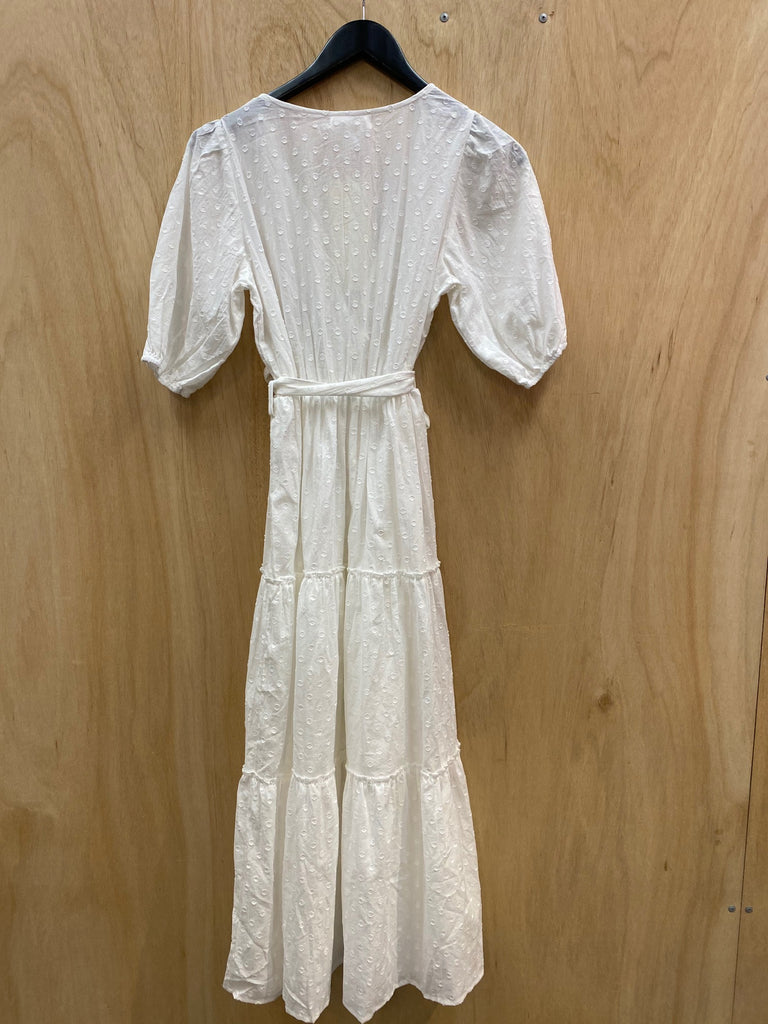 Little Prairie Dress White