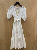 Little Prairie Dress White