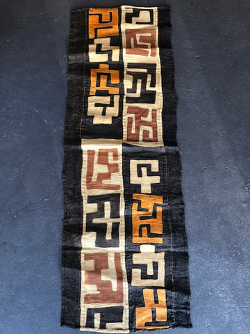 Tribal Kilim Stripe Black- Towel