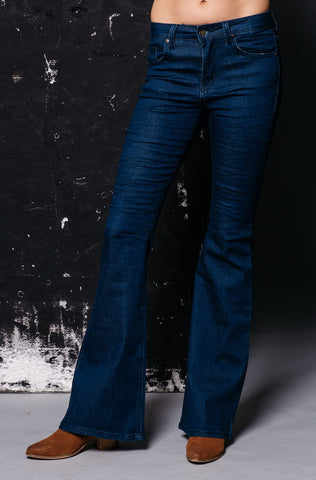 Carousel Vintage Roll Up Jean Blue