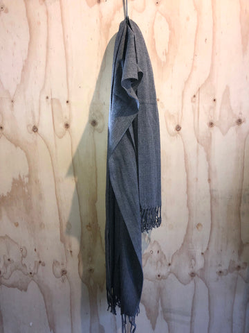 Cashmere Scarf - Navy