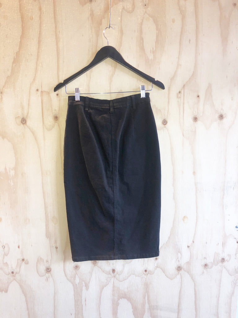 Military Skirt Black