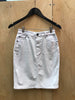 Snow White Denim Skirt