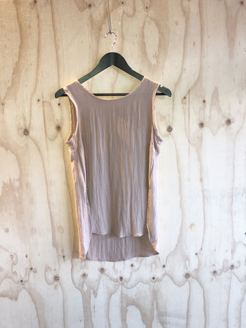 Carousel Essentials Slouch Tank in White