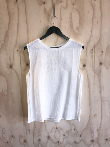Carousel Essentials Cuff Shirt in white