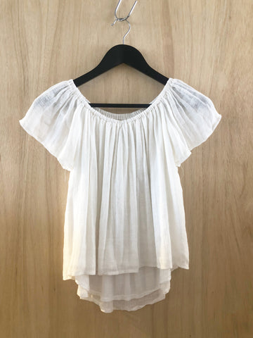 Butterfly Open-Shoulder Top