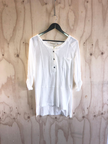 Carousel Essentials Slouch Tank in White