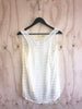 Sheer Stripe Tank Lime/White