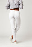 Carousel Essentials Washed Skinny Jean in White Denim